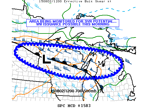 Mesoscale Discussion 1583