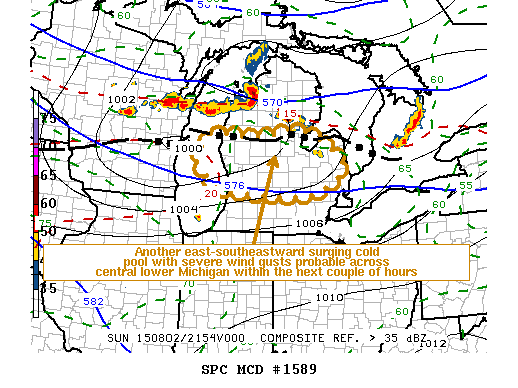 Mesoscale Discussion 1589