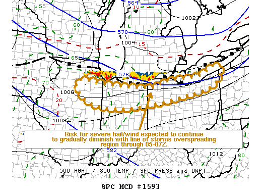 Mesoscale Discussion 1593
