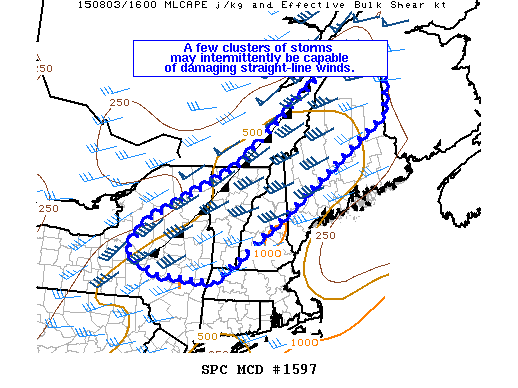 Mesoscale Discussion 1597