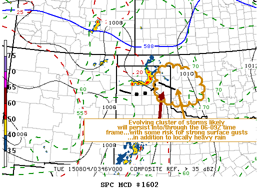 Mesoscale Discussion 1602