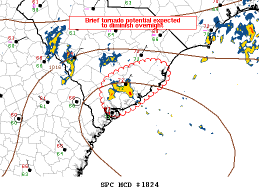 Mesoscale Discussion 1824