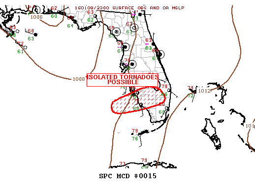 Mesoscale Discussion 15