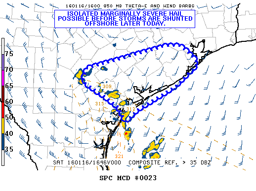 Mesoscale Discussion 23