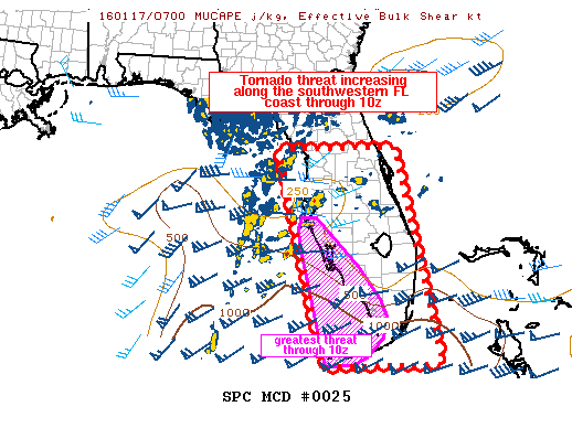 Mesoscale Discussion 25