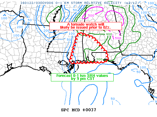 Mesoscale Discussion 37