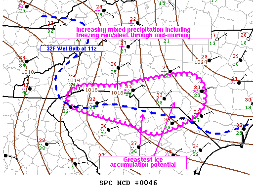 Mesoscale Discussion 46