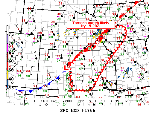 Mesoscale Discussion 1766
