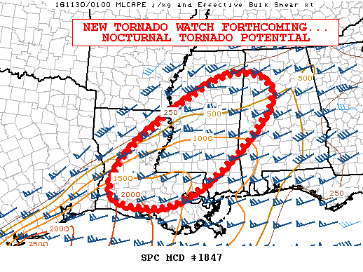 Mesoscale Discussion 1847