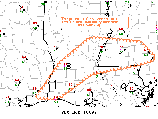 Mesoscale Discussion 99