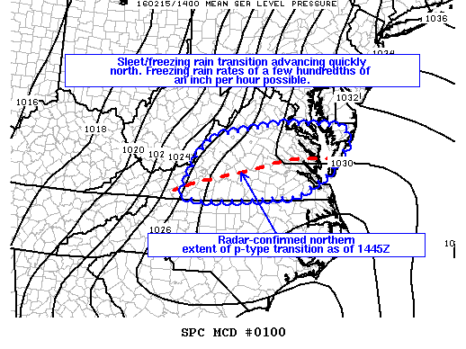 Mesoscale Discussion 100