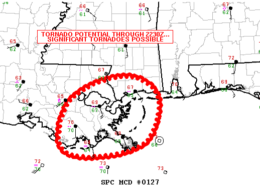 Mesoscale Discussion 127