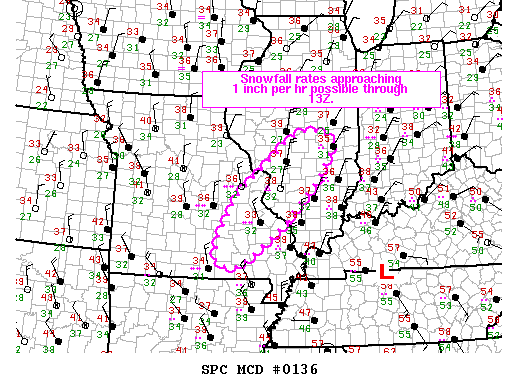 Mesoscale Discussion 136