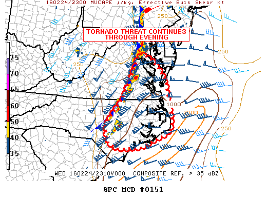 Mesoscale Discussion 151
