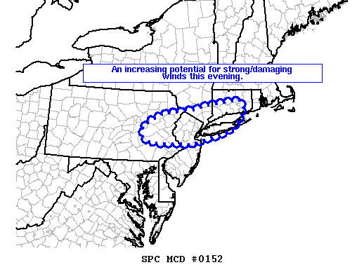 Mesoscale Discussion 152