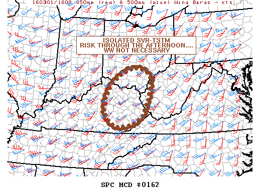 Mesoscale Discussion 162
