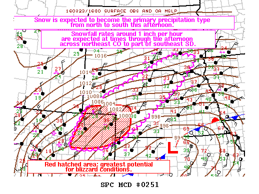 Mesoscale Discussion 251