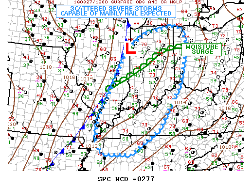 Mesoscale Discussion 277