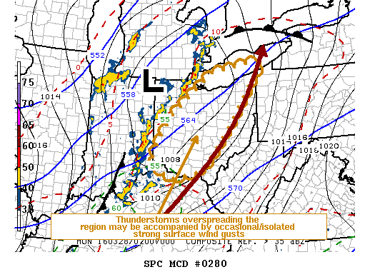 Mesoscale Discussion 280