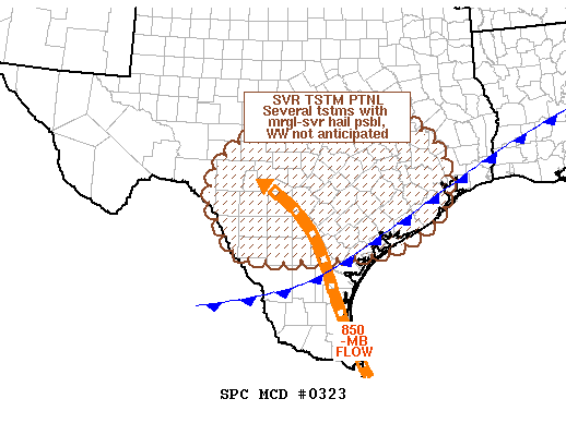 Mesoscale Discussion 323