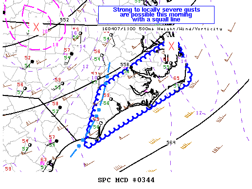 Mesoscale Discussion 344