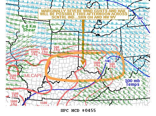 Mesoscale Discussion 455