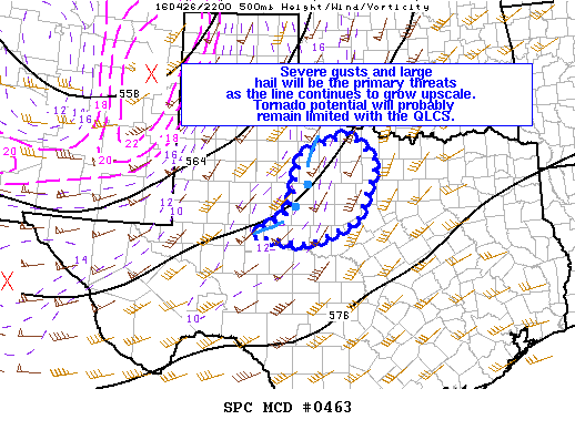 Mesoscale Discussion 463