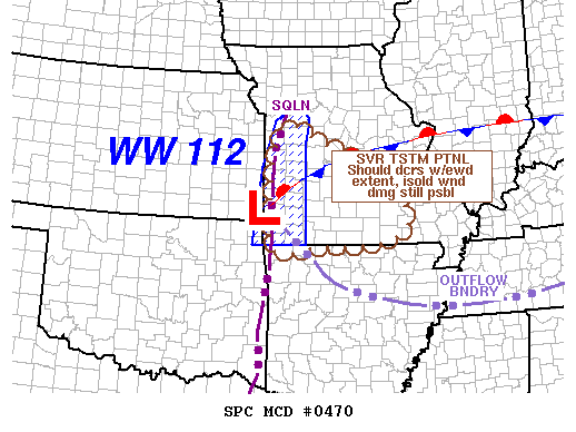 Mesoscale Discussion 470