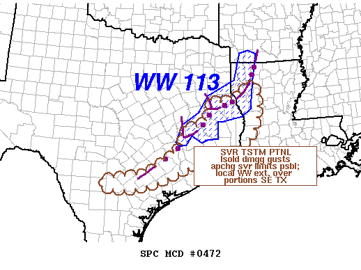 Mesoscale Discussion 472