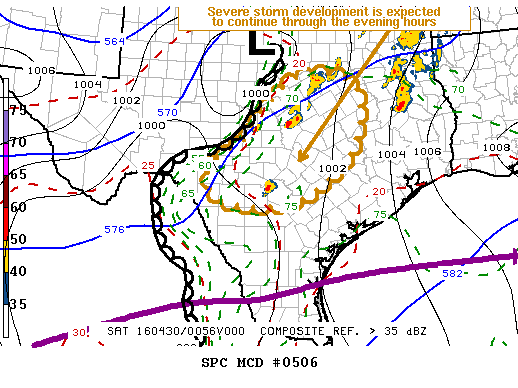 Mesoscale Discussion 506