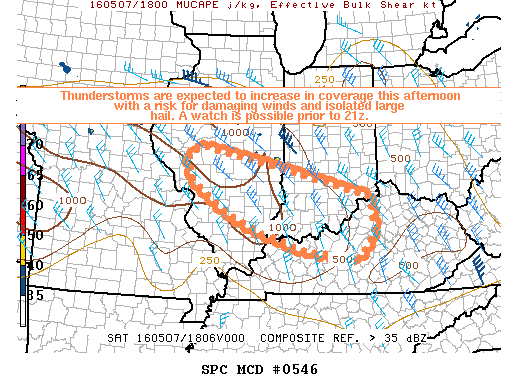 Mesoscale Discussion 546