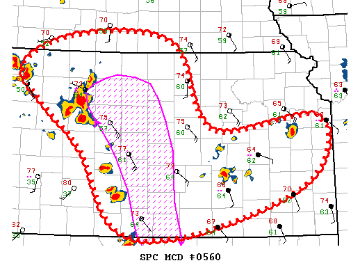 Mesoscale Discussion 560