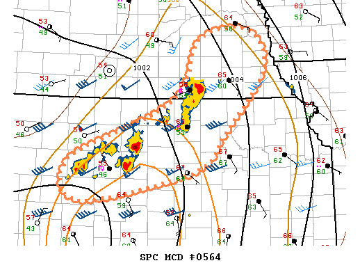 Mesoscale Discussion 564