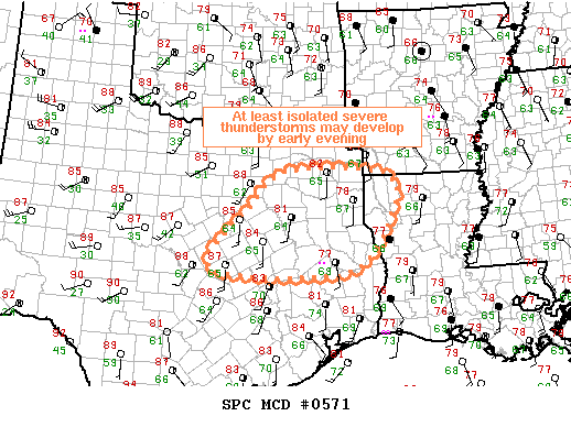Mesoscale Discussion 571