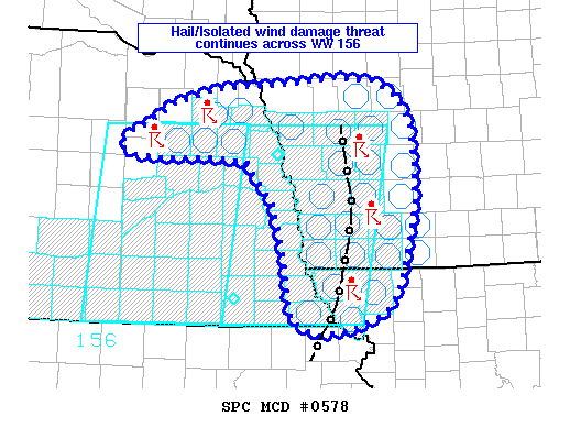 Mesoscale Discussion 578