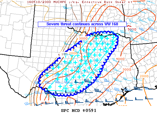 Mesoscale Discussion 591