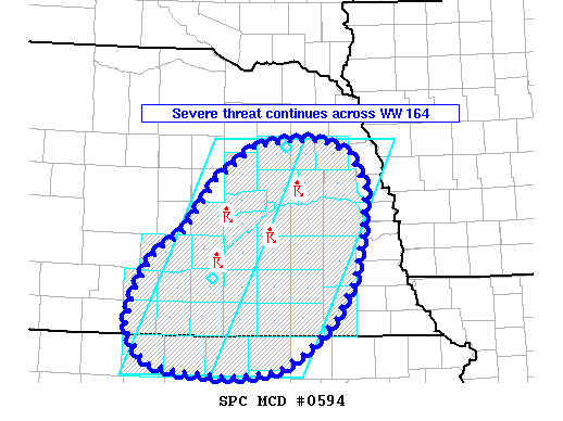 Mesoscale Discussion 594