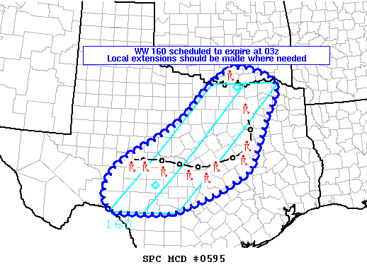 Mesoscale Discussion 595