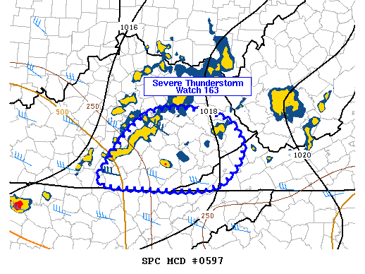 Mesoscale Discussion 597