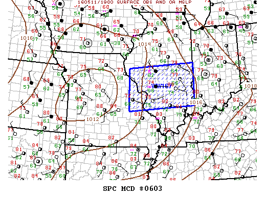 Mesoscale Discussion 603