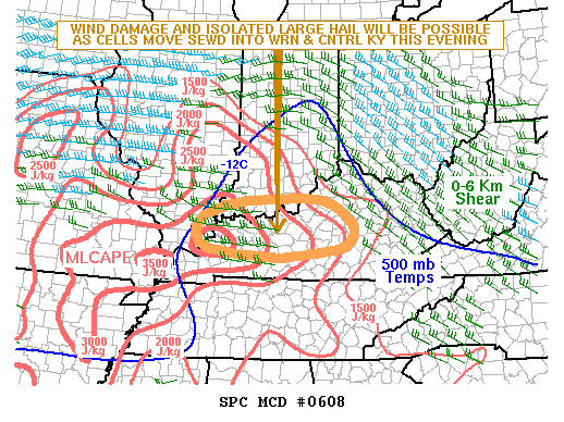 Mesoscale Discussion 608