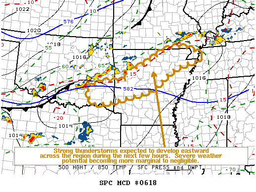 Mesoscale Discussion 618