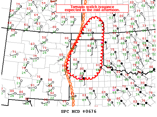 Mesoscale Discussion 676