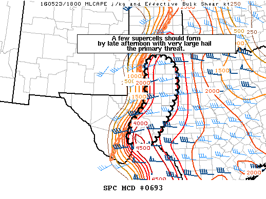 Mesoscale Discussion 693