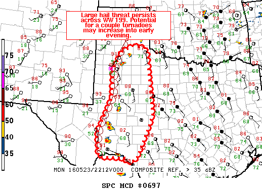 Mesoscale Discussion 697