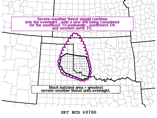 Mesoscale Discussion 700