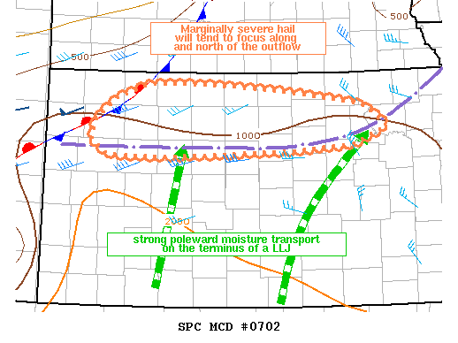 Mesoscale Discussion 702
