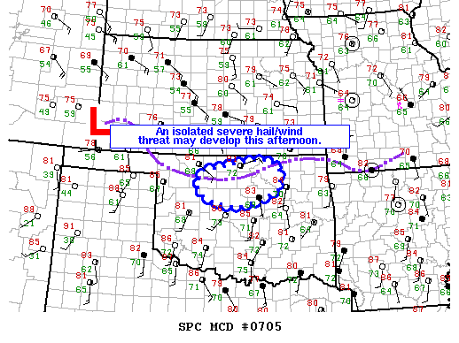 Mesoscale Discussion 705