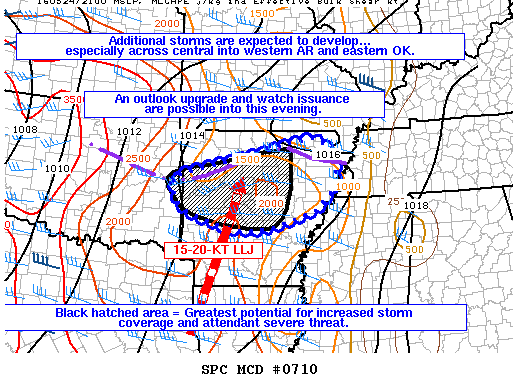 Mesoscale Discussion 710