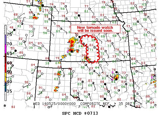 Mesoscale Discussion 713